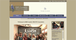 Desktop Screenshot of hillcountryobgyn.com